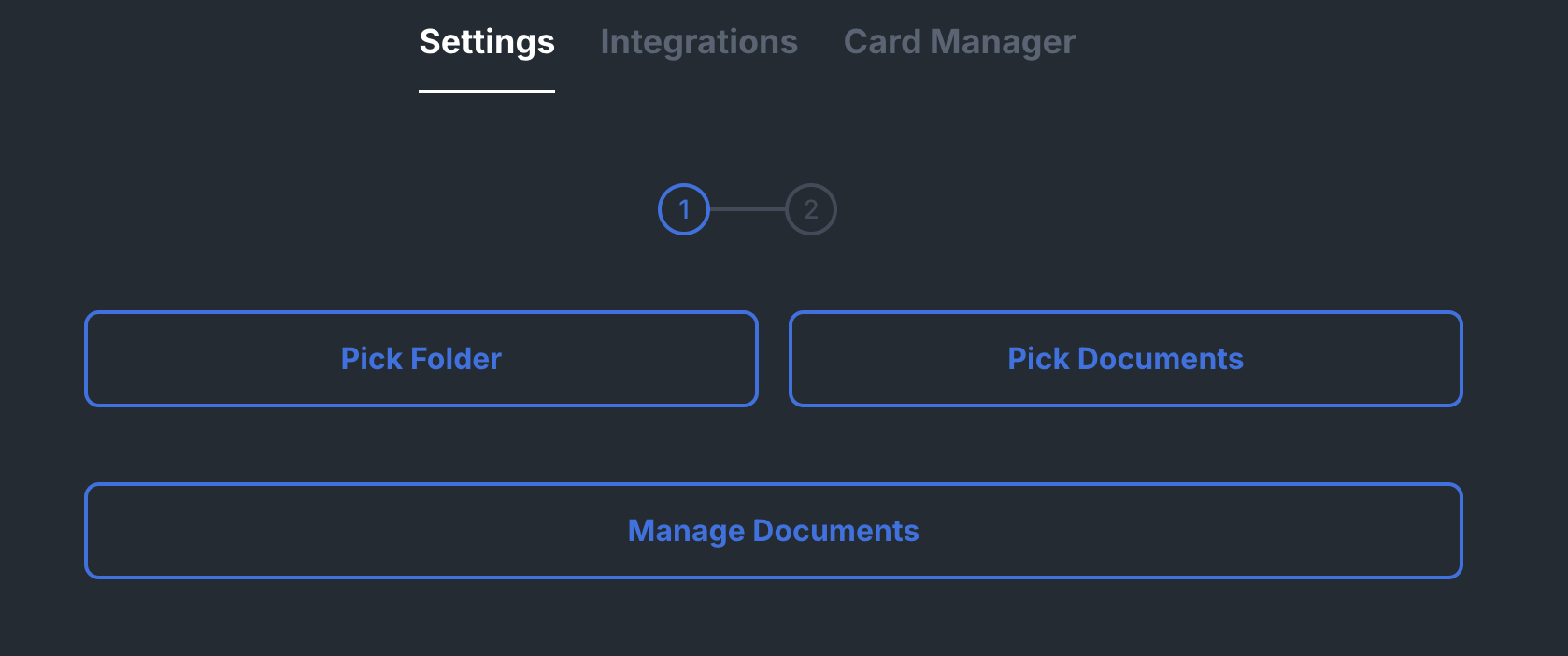 Document Search Options